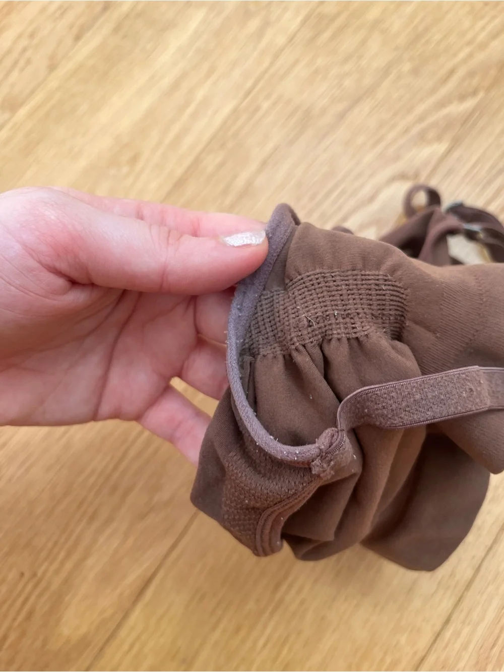 Skims Seamless Sculpt Bralette Brown - Picture 3 of 3